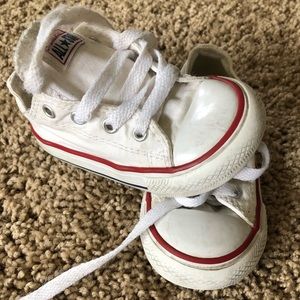 Converse All stars toddler size 7 white